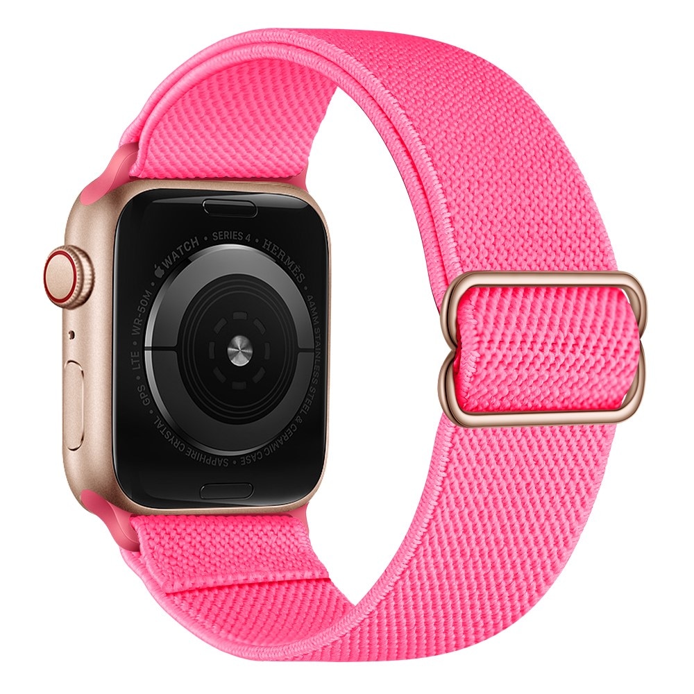 Apple Watch 45mm Series 8 Armband i resår, fuchsia