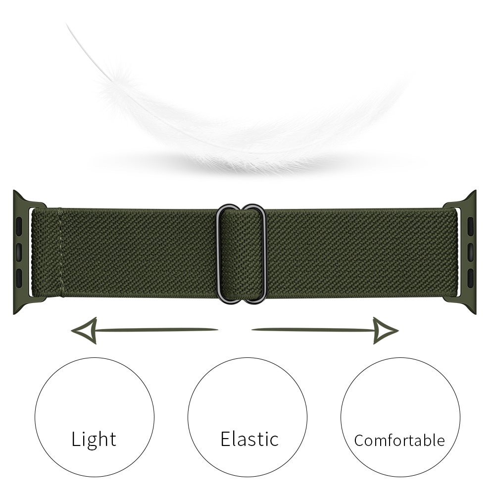 Apple Watch Ultra 49mm Armband i resår, grön