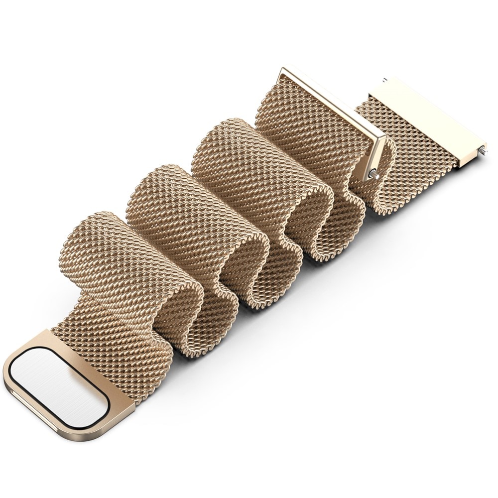 Withings Steel HR 36mm Armband Milanese Loop, champagneguld