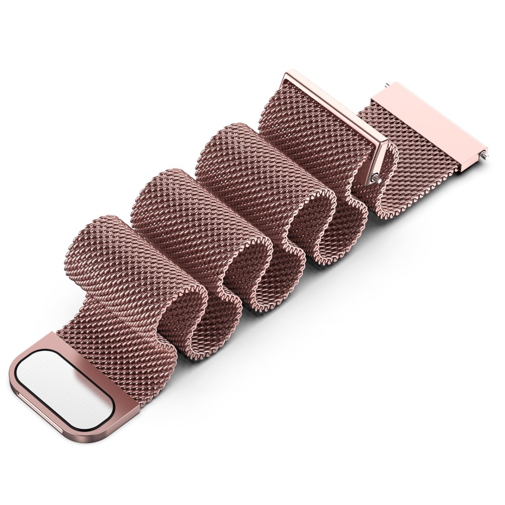Withings ScanWatch Light Armband Milanese Loop, rosa guld
