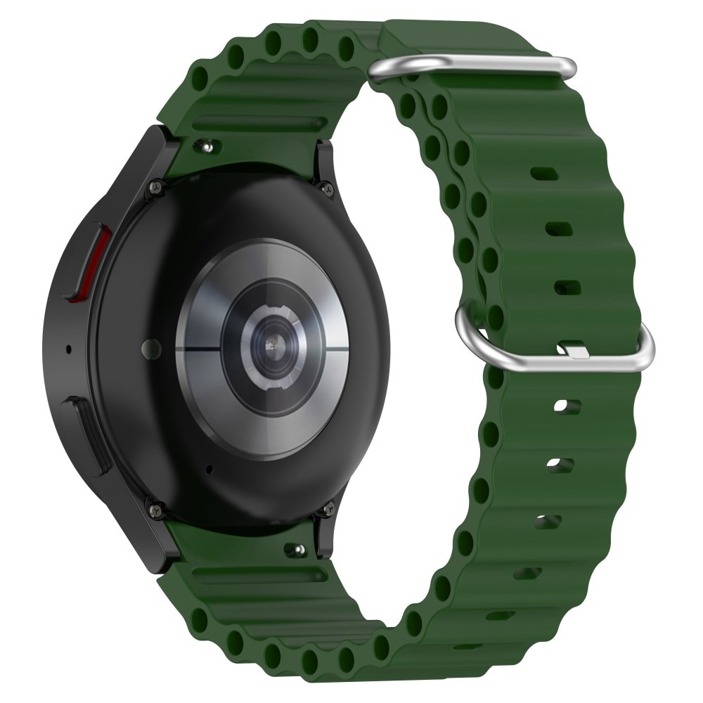 Samsung Galaxy Watch 5 44mm Sportigt Full-fit armband i silikon, grön
