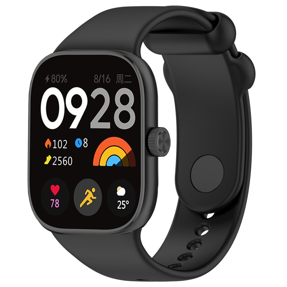 Xiaomi Redmi Watch 4 Armband i silikon, svart