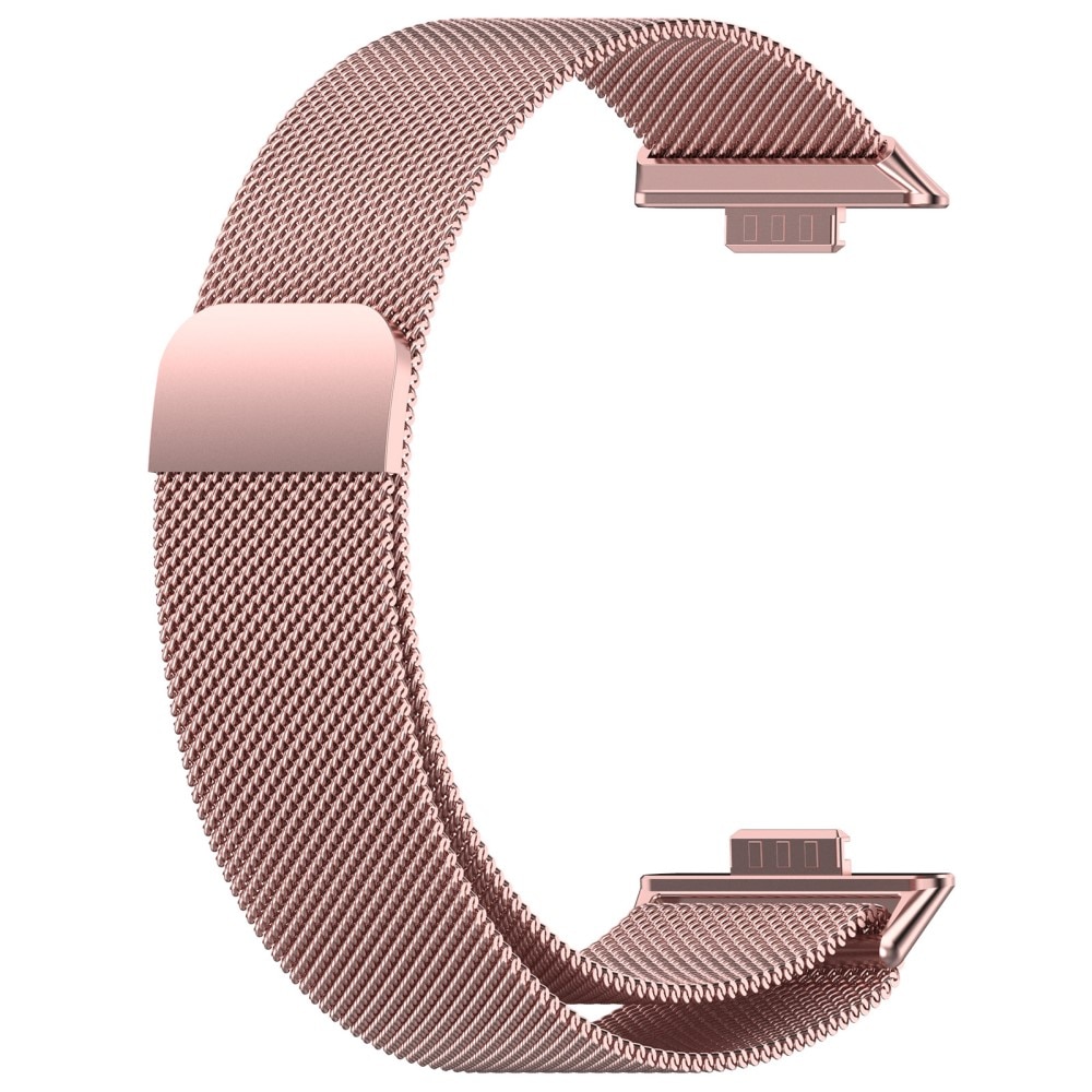 Huawei Watch Fit 3 Armband Milanese Loop, rosa guld