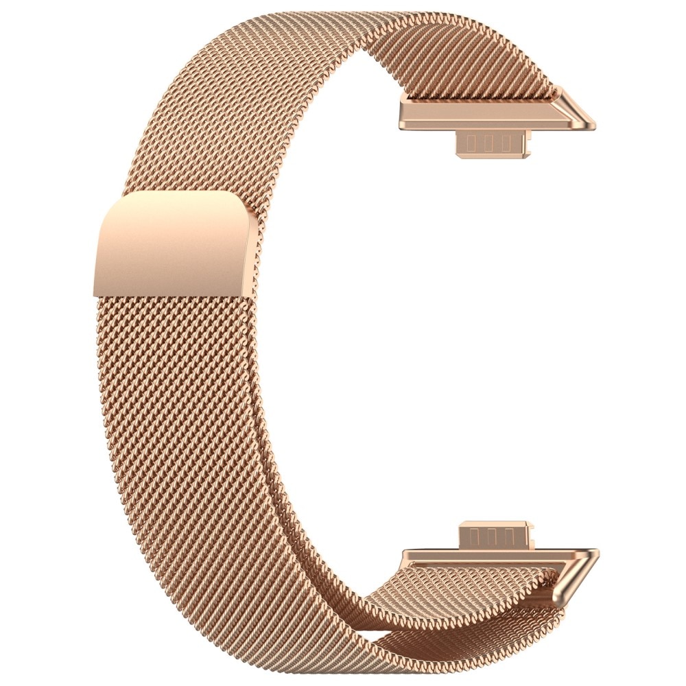 Huawei Watch Fit 3 Armband Milanese Loop, roséguld