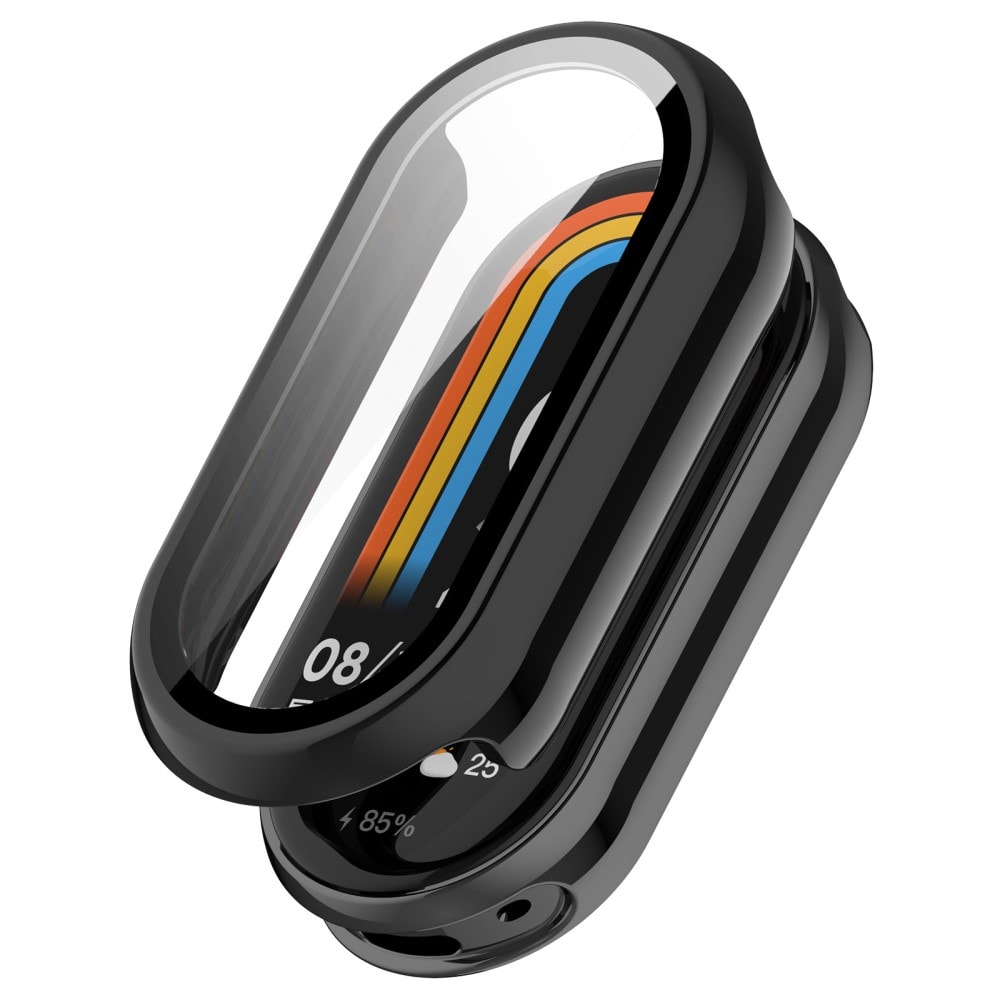 Xiaomi Mi Band 9 Heltäckande skal med inbyggt skärmskydd, svart