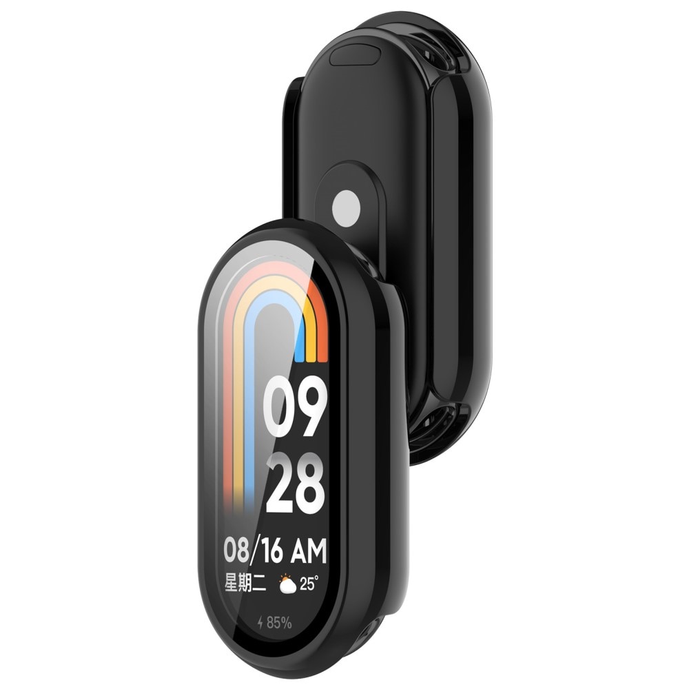 Xiaomi Mi Band 9 Heltäckande skal med inbyggt skärmskydd, svart