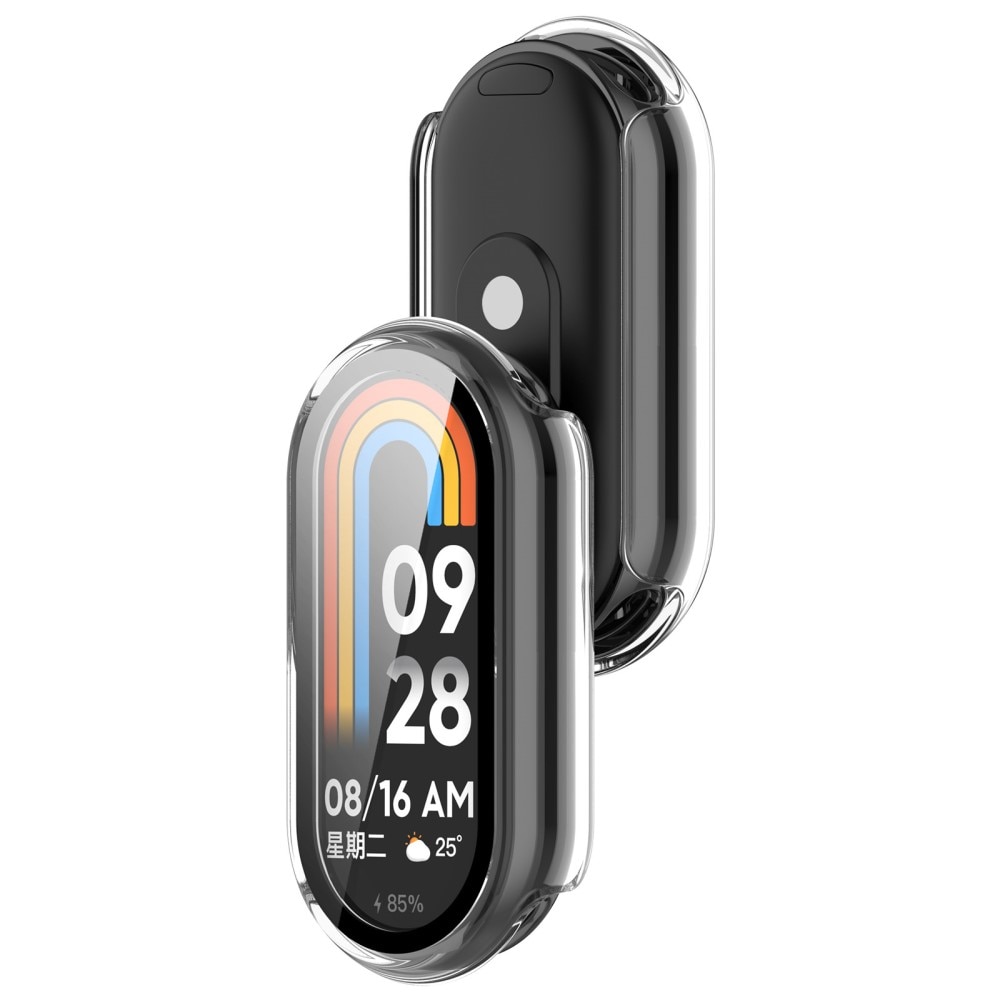 Xiaomi Mi Band 9 Heltäckande skal med inbyggt skärmskydd, transparent