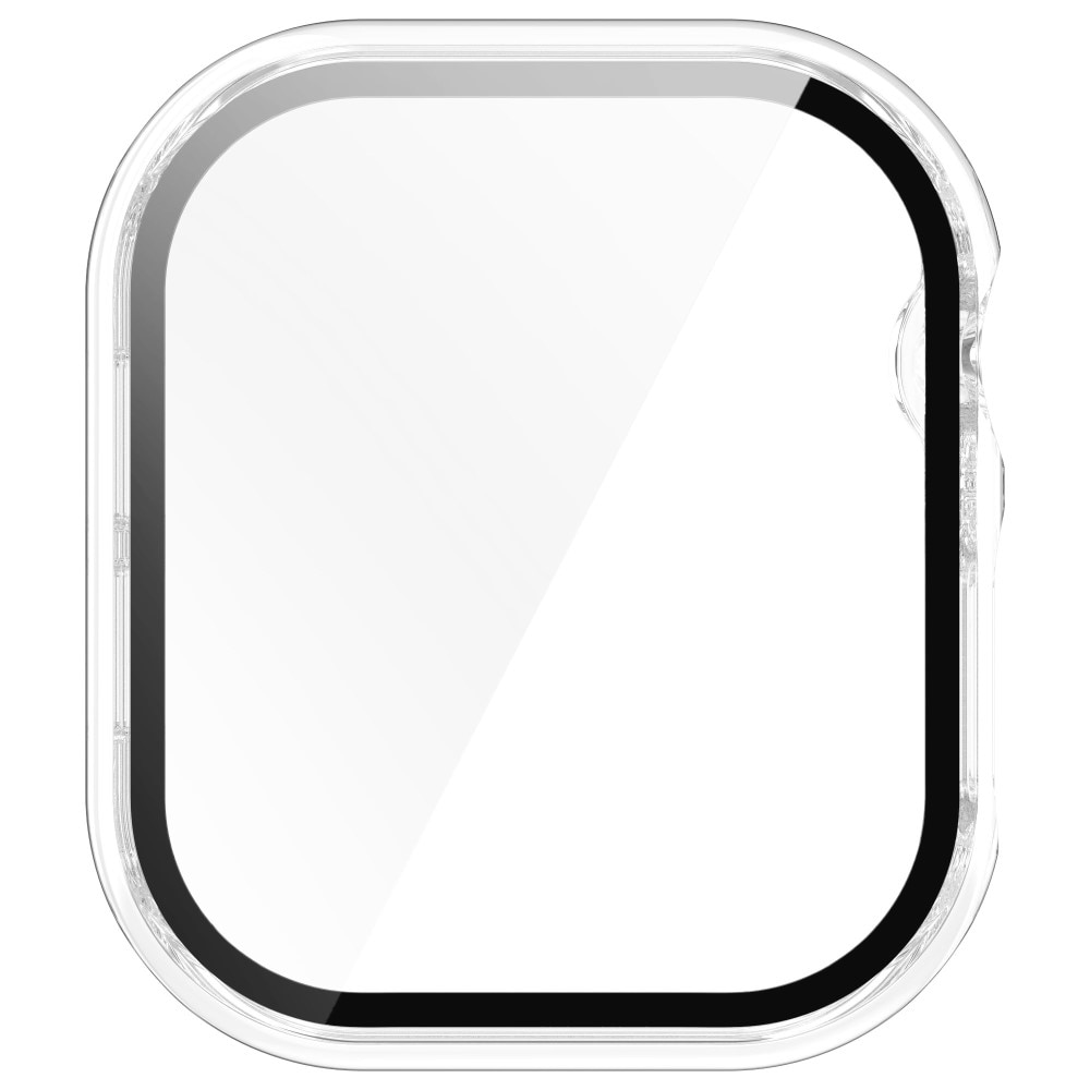 Apple Watch Series 10 42mm Heltäckande skal med inbyggt skärmskydd, transparent