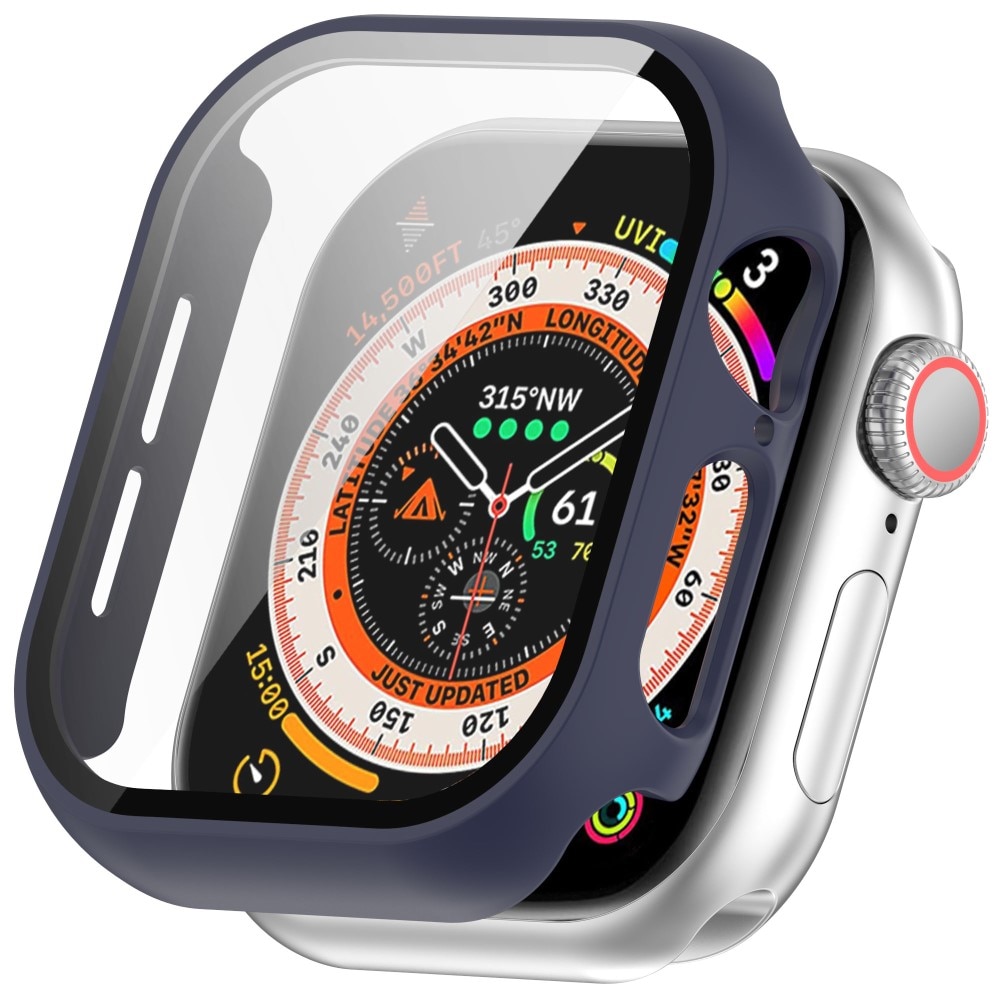 Apple Watch Series 10 42mm Heltäckande skal med inbyggt skärmskydd, blå