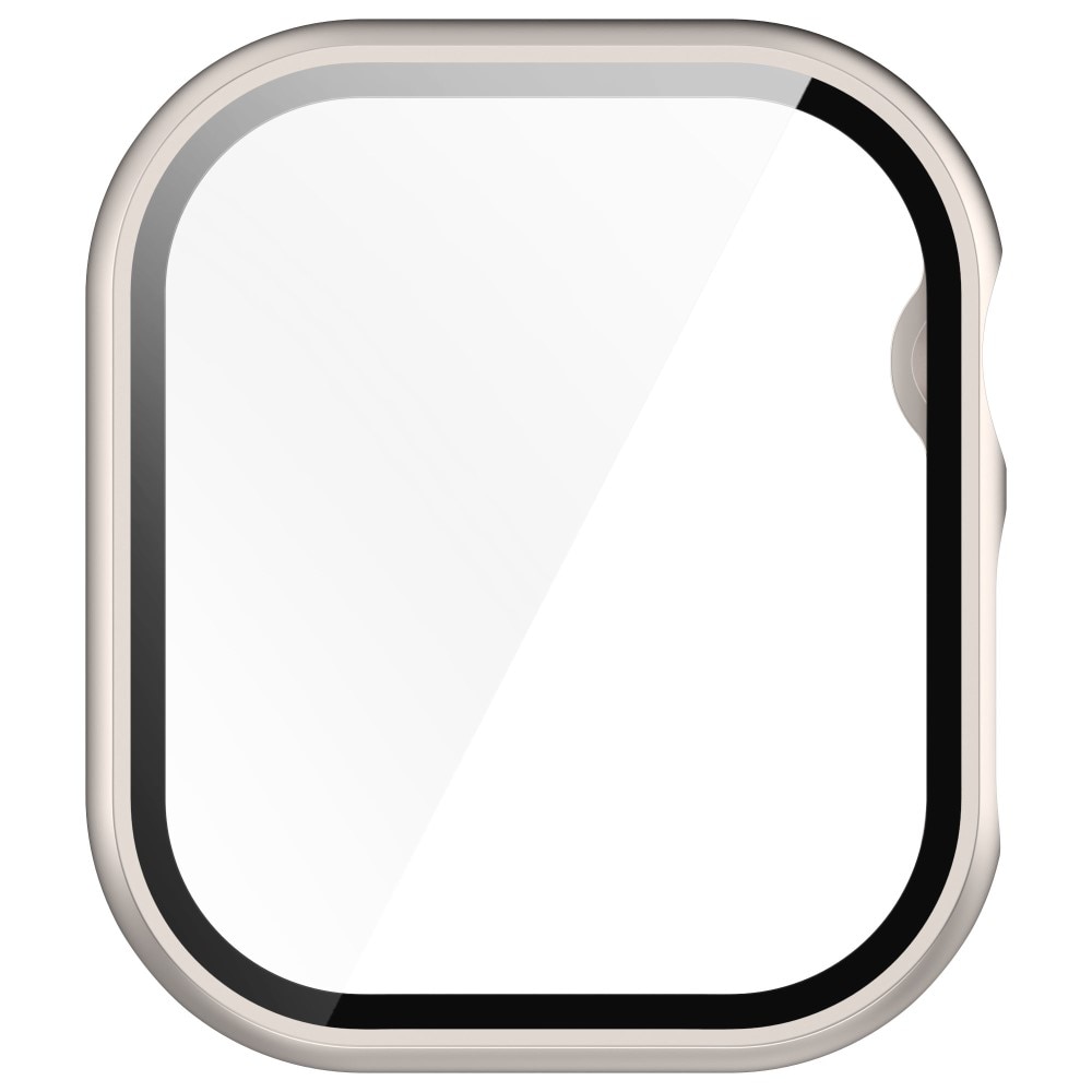 Apple Watch Series 10 42mm Heltäckande skal med inbyggt skärmskydd, Guld