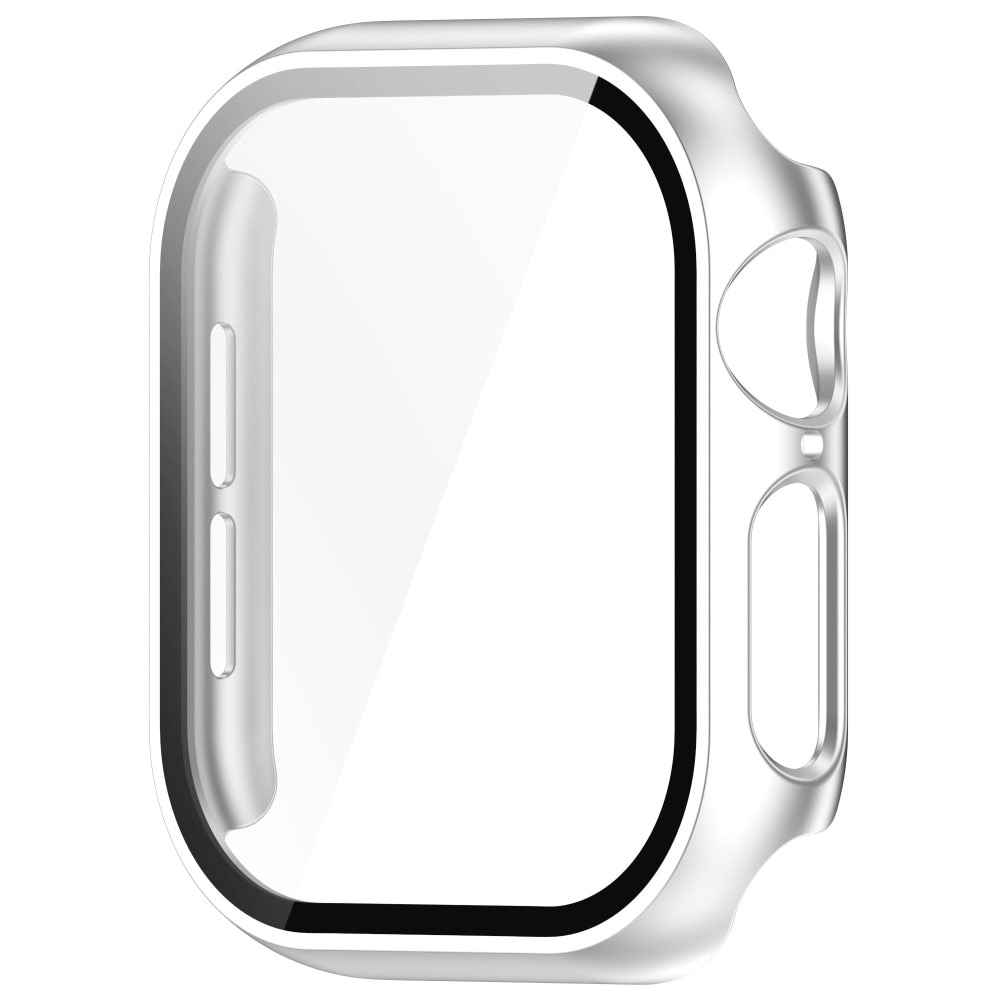 Apple Watch Series 10 42mm Heltäckande skal med inbyggt skärmskydd, silver