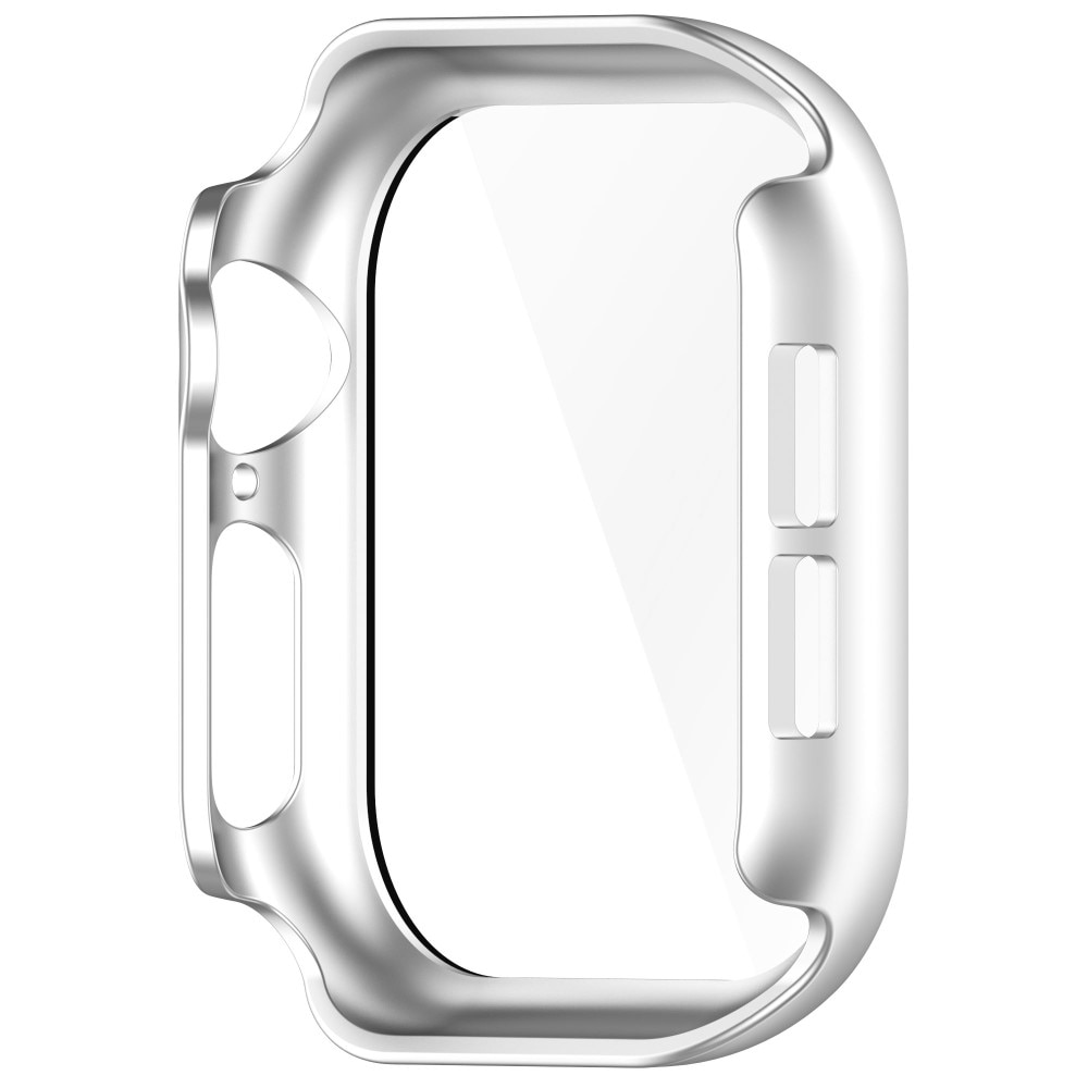 Apple Watch Series 10 42mm Heltäckande skal med inbyggt skärmskydd, silver