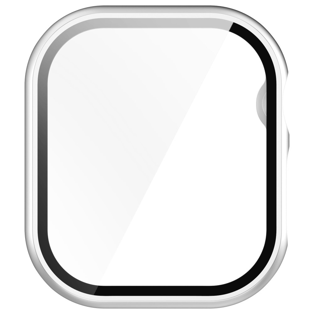 Apple Watch Series 10 42mm Heltäckande skal med inbyggt skärmskydd, Silver