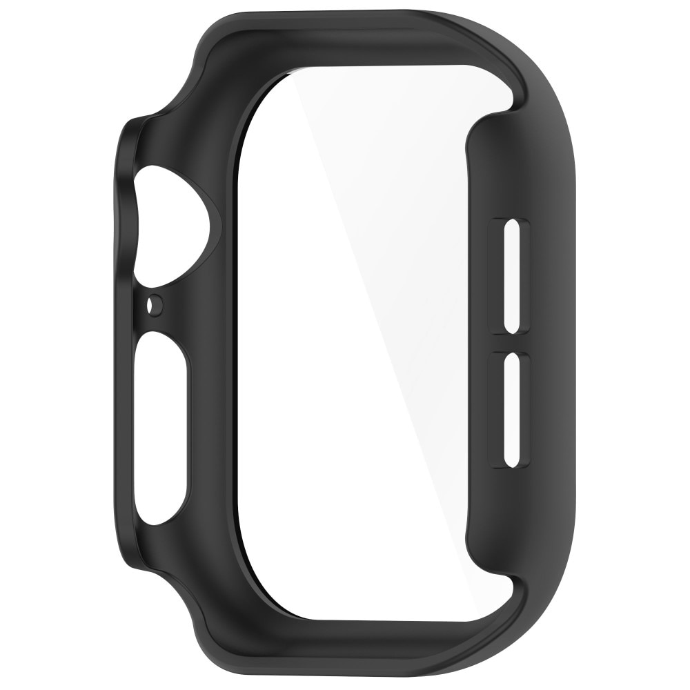 Apple Watch Series 10 46mm Heltäckande skal med inbyggt skärmskydd, Svart