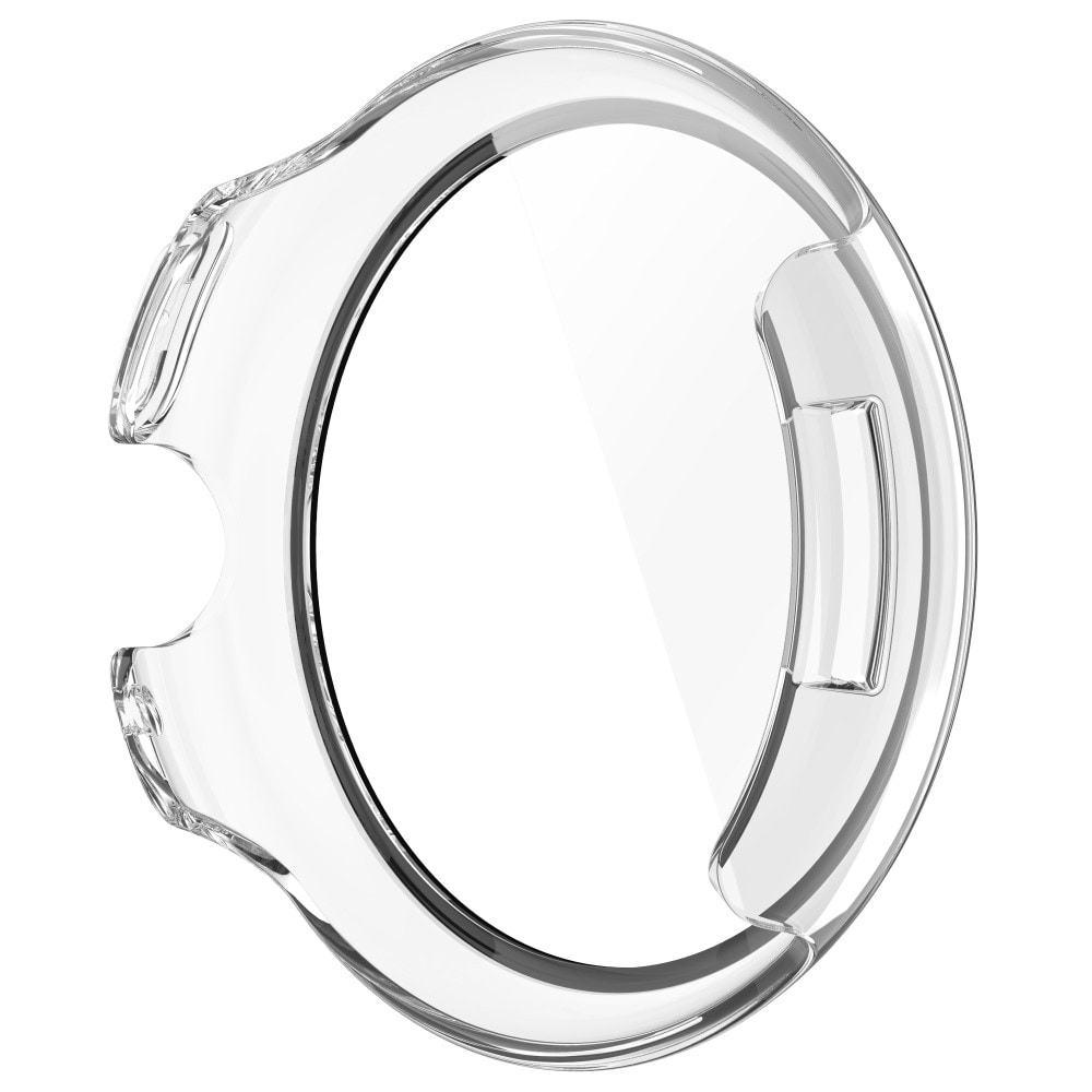 Google Pixel Watch 3 41mm Heltäckande skal med inbyggt skärmskydd, genomskinlig