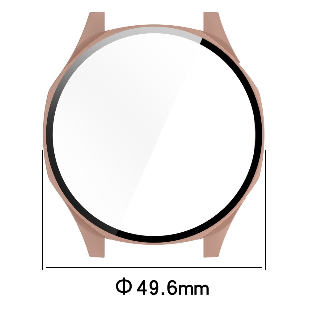 Huawei Watch GT 5 46mm Heltäckande skal med inbyggt skärmskydd, transparent