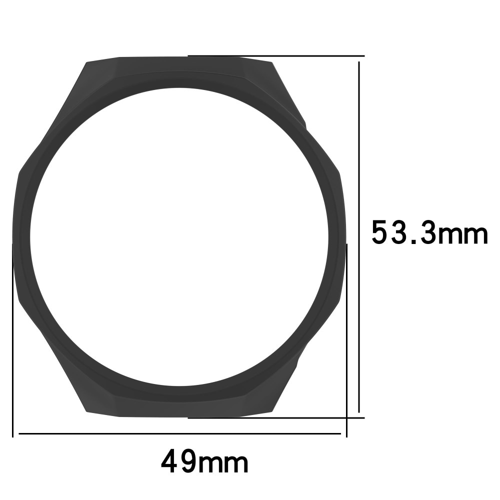 Apple Watch GT 5 Pro 46mm Skal, Svart