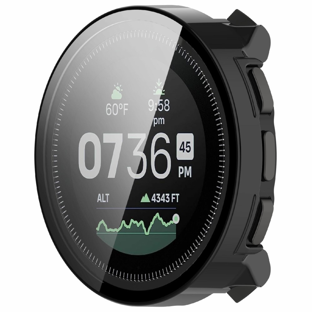 Suunto Vertical Heltäckande skal med inbyggt skärmskydd, Svart