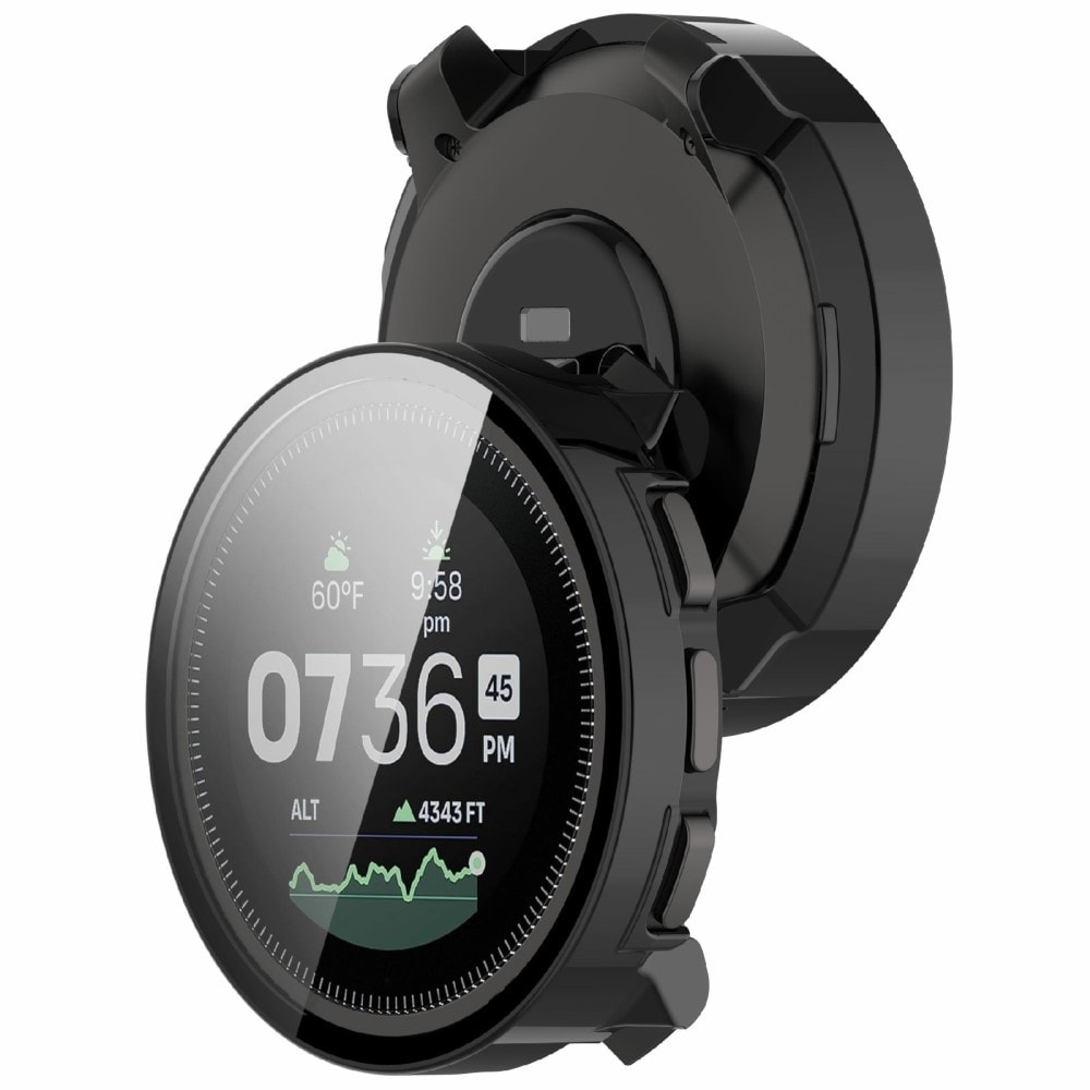 Suunto Vertical Heltäckande skal med inbyggt skärmskydd, Svart