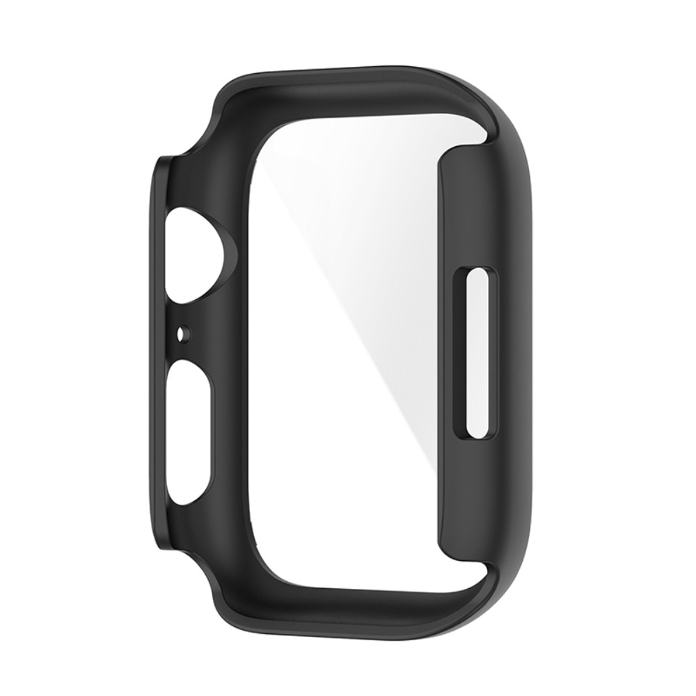 Apple Watch Series 8 45mm Heltäckande skal med inbyggt skärmskydd, Svart