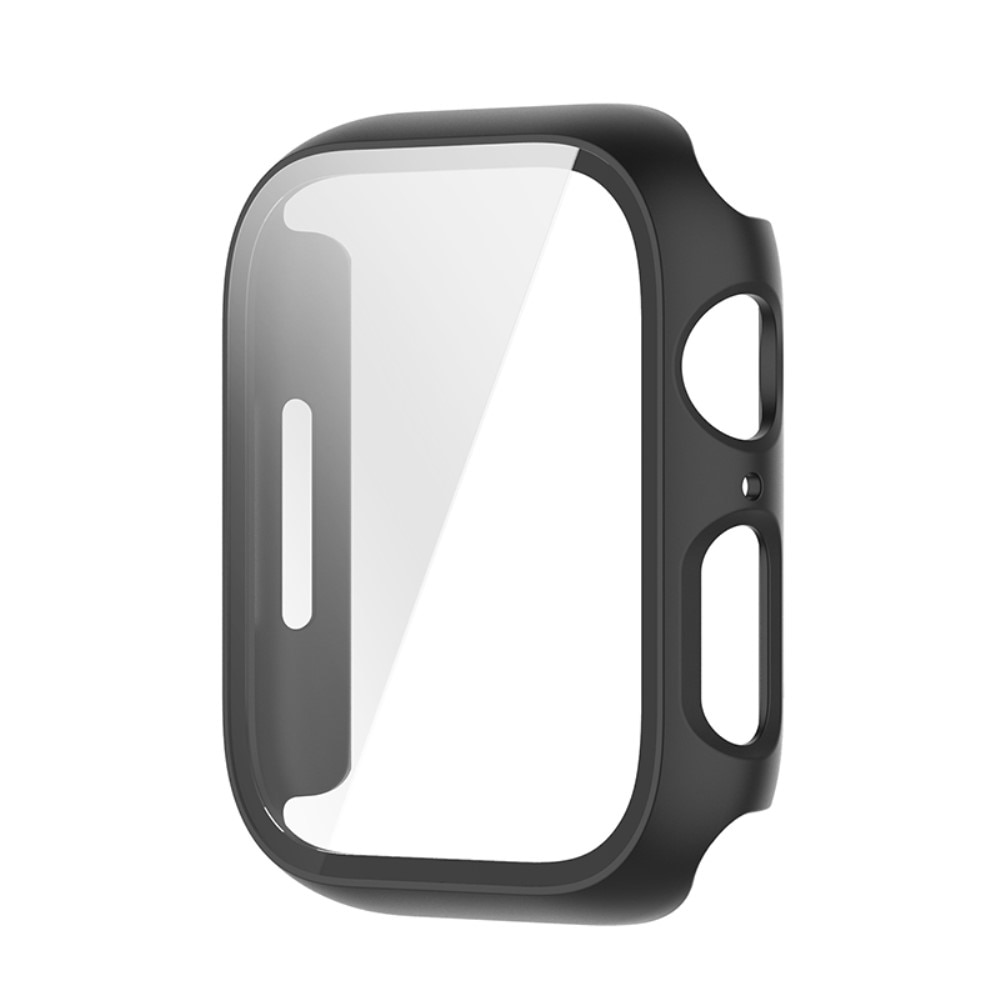 Apple Watch Series 8 45mm Heltäckande skal med inbyggt skärmskydd, Svart