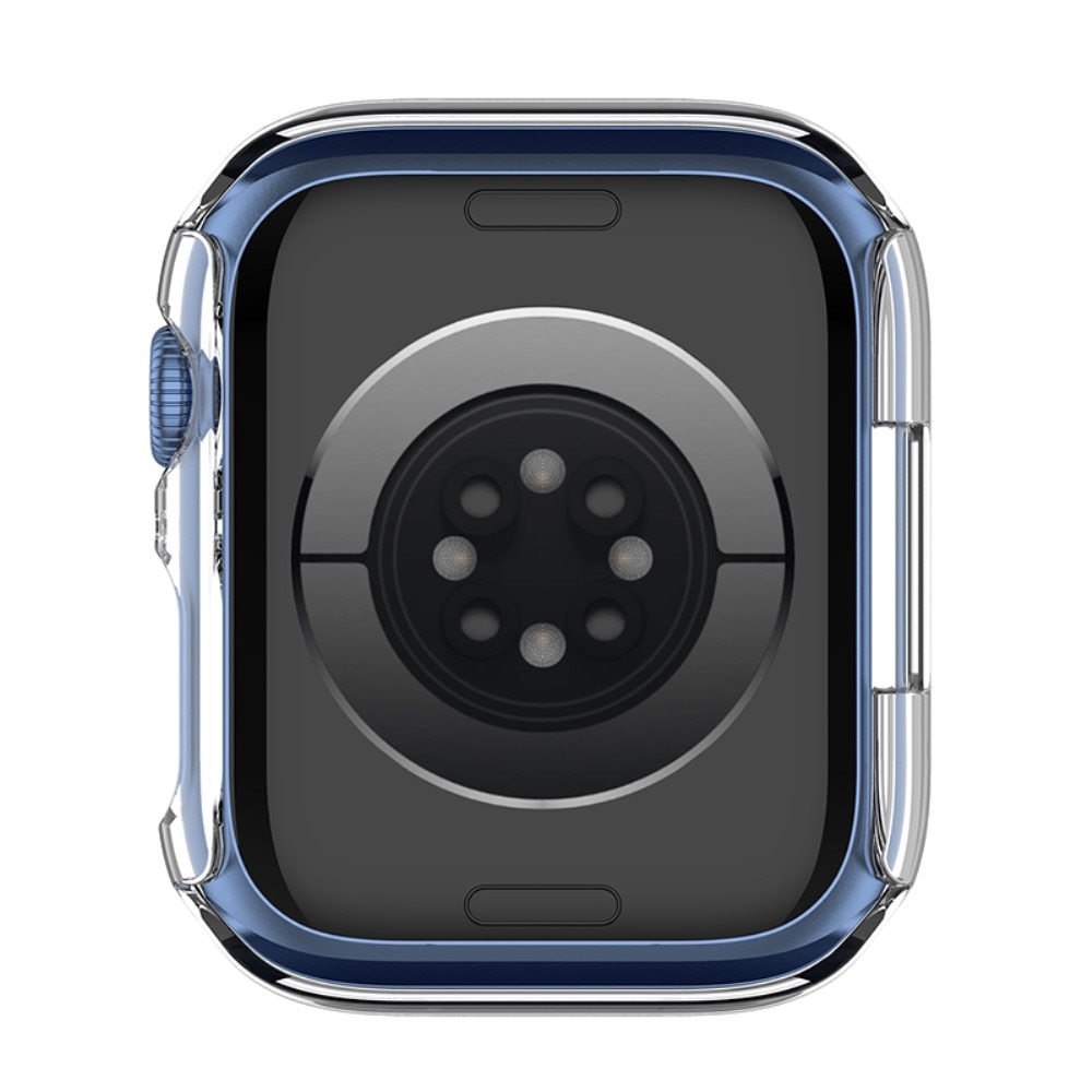 Apple Watch 45mm Series 8 transparent Heltäckande skal med inbyggt skärmskydd, genomskinlig