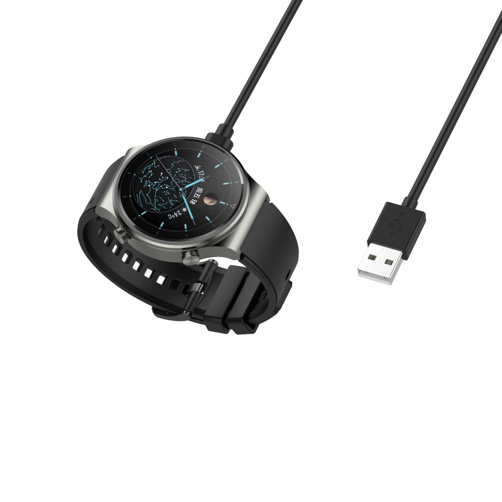 Huawei Watch GT Runner Magnetisk laddningskabel 1m, Svart