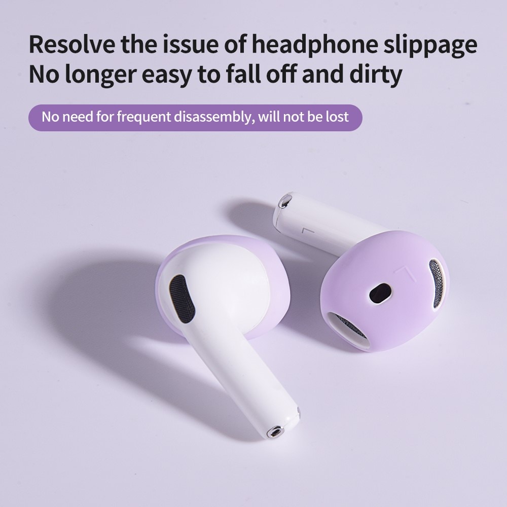 Apple AirPods 4 Ear Pads i silikon, svart