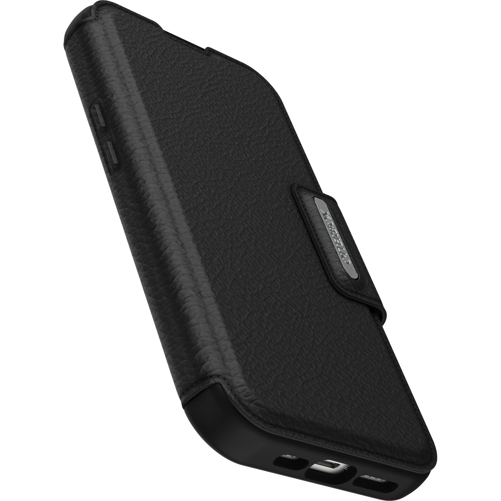 iPhone 15 Pro Plånboksfodral med MagSafe Strada, svart