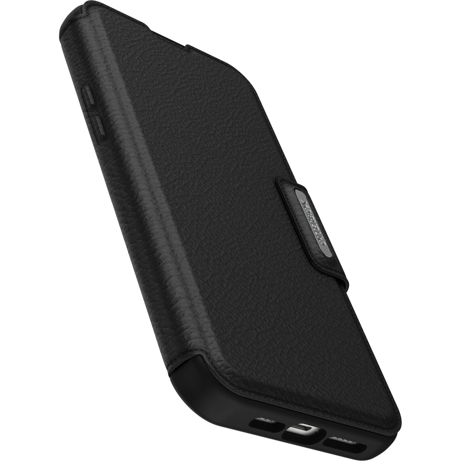 iPhone 15 Pro Max Plånboksfodral med MagSafe Strada, svart