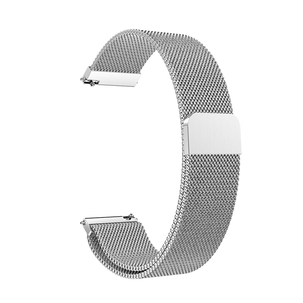Mobvoi Ticwatch S2 Armband Milanese Loop, silver