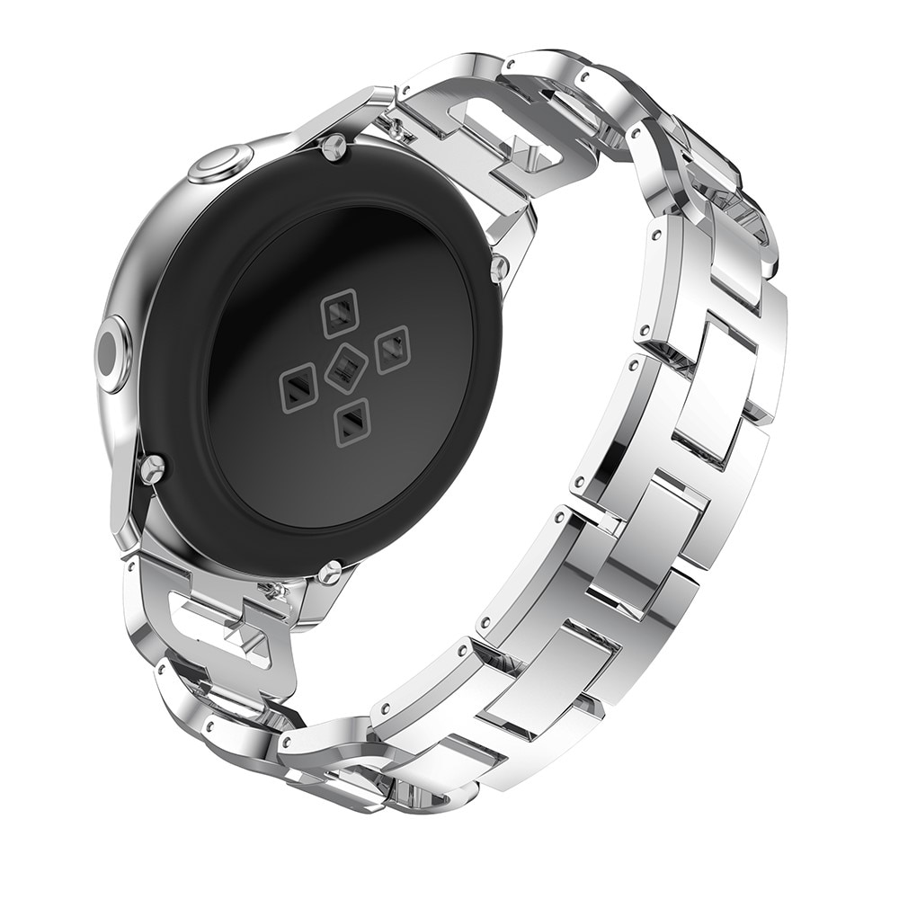 Hama Fit Watch 6910 Lyxigt armband med glittrande stenar, silver