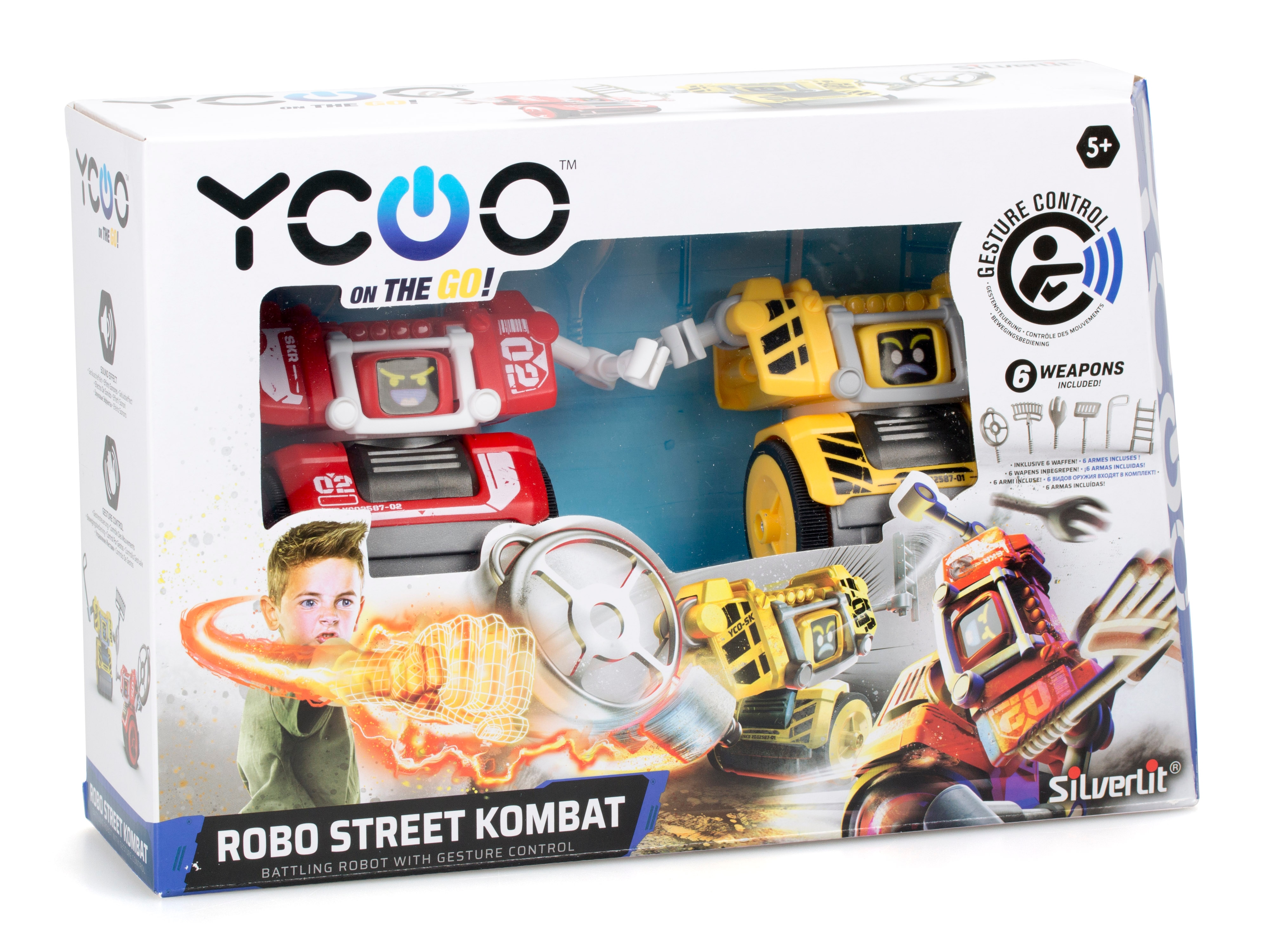 2-pack Rörelsestyrda robotar Street Kombat