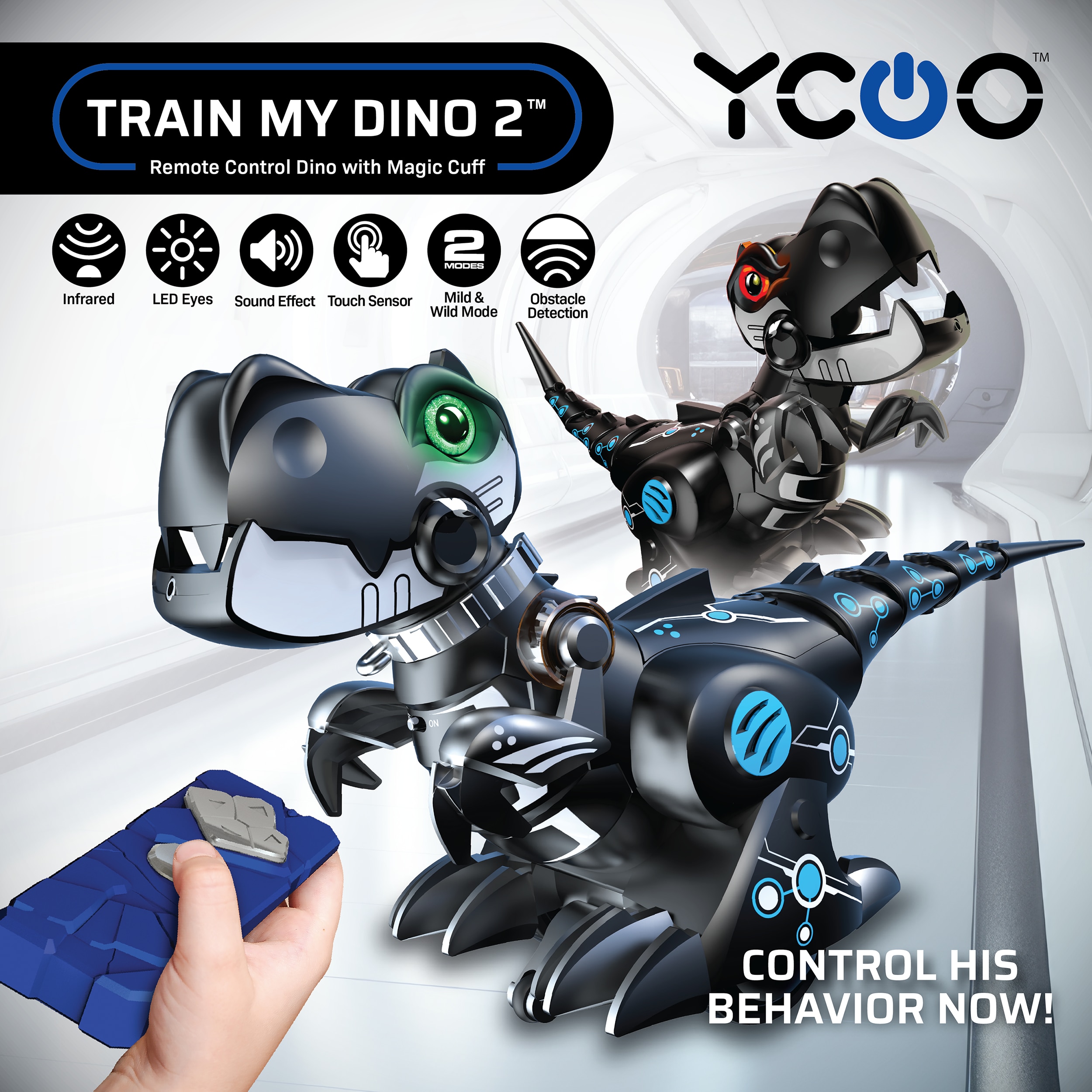 Train My Dino 2 - Fjärrstyrd interaktiv dinosaurie