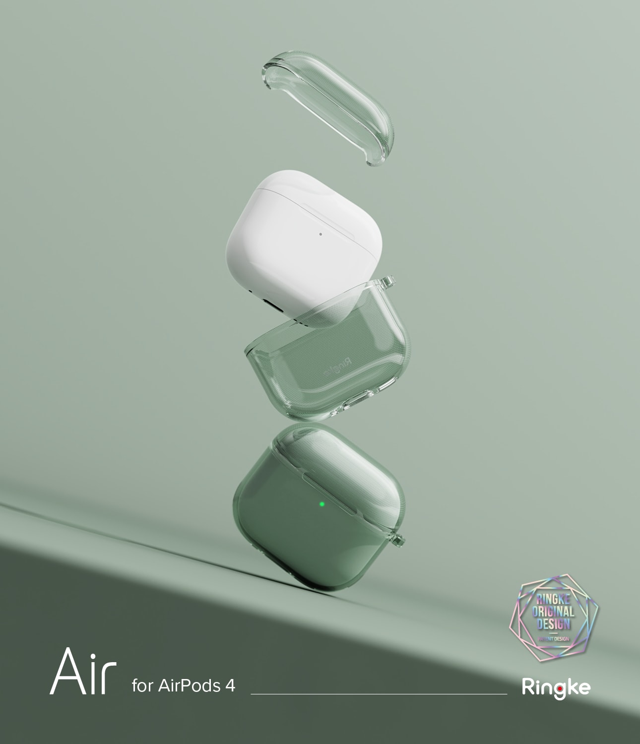 Apple AirPods 4 Air Skal, Green