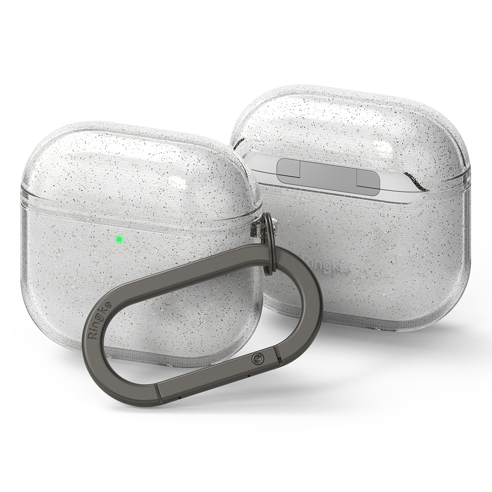 Apple AirPods 4 Air Skal, Glitter Clear