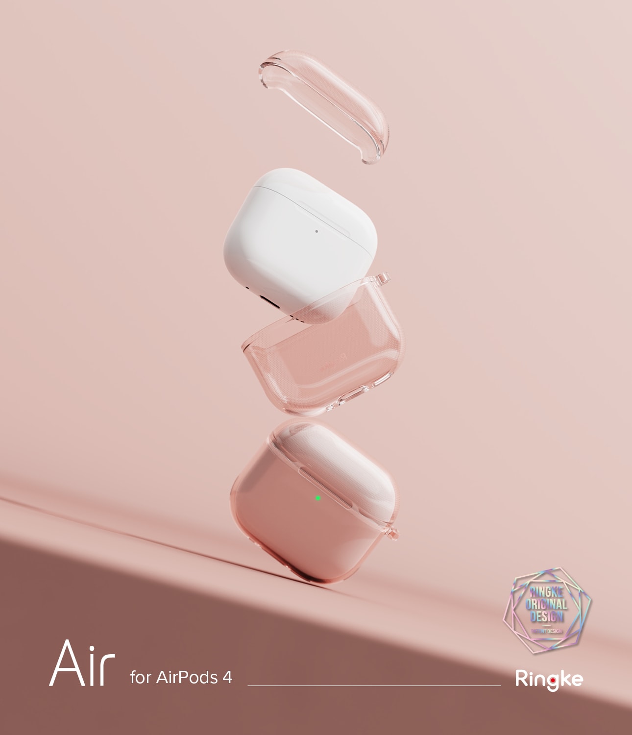 Apple AirPods 4 Air Skal, Pink