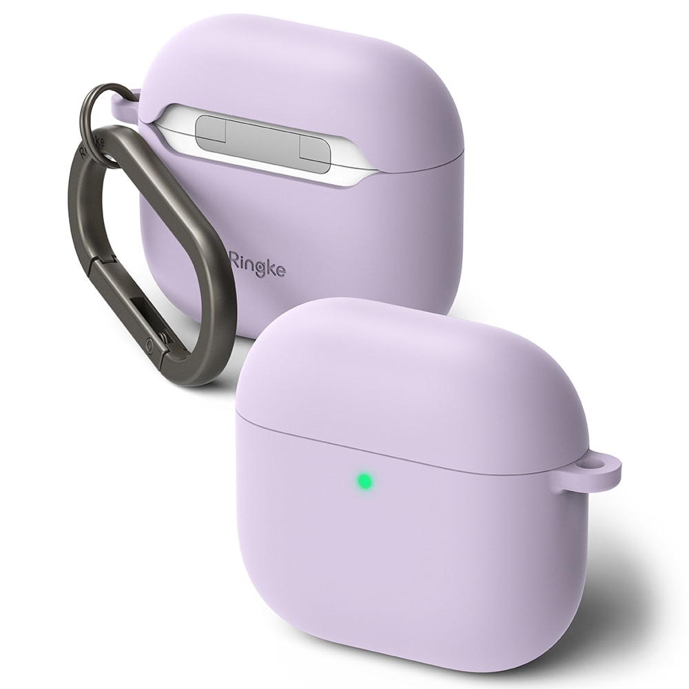 Apple AirPods 4 Silikonskal, Light Purple