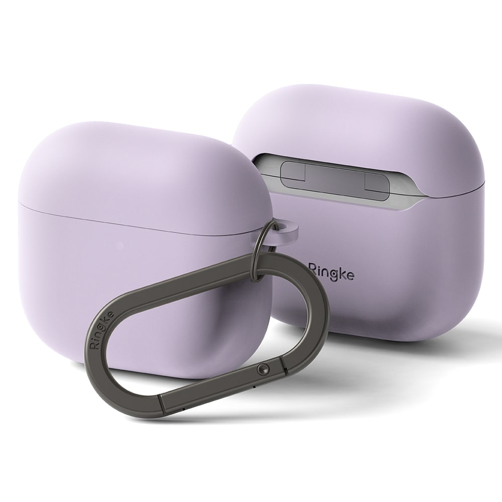 Apple AirPods 4 Silikonskal, Light Purple