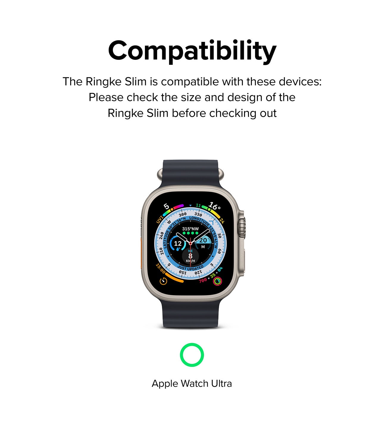 Apple Watch Ultra 49mm Tunt skal (2-pack), titangrå & genomskinlig