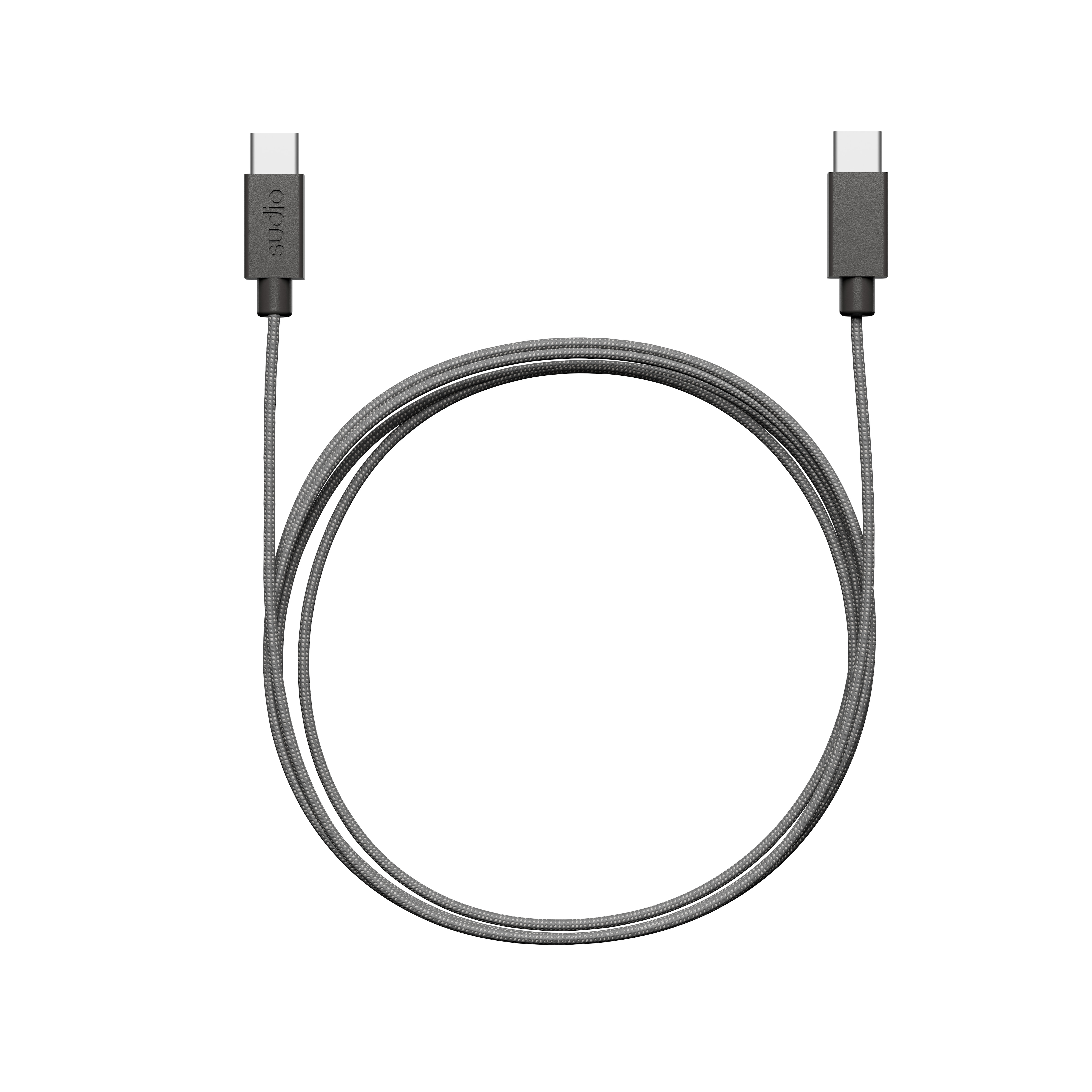 C1 Laddningskabel USB-C till USB-C 1.8 m, Svart