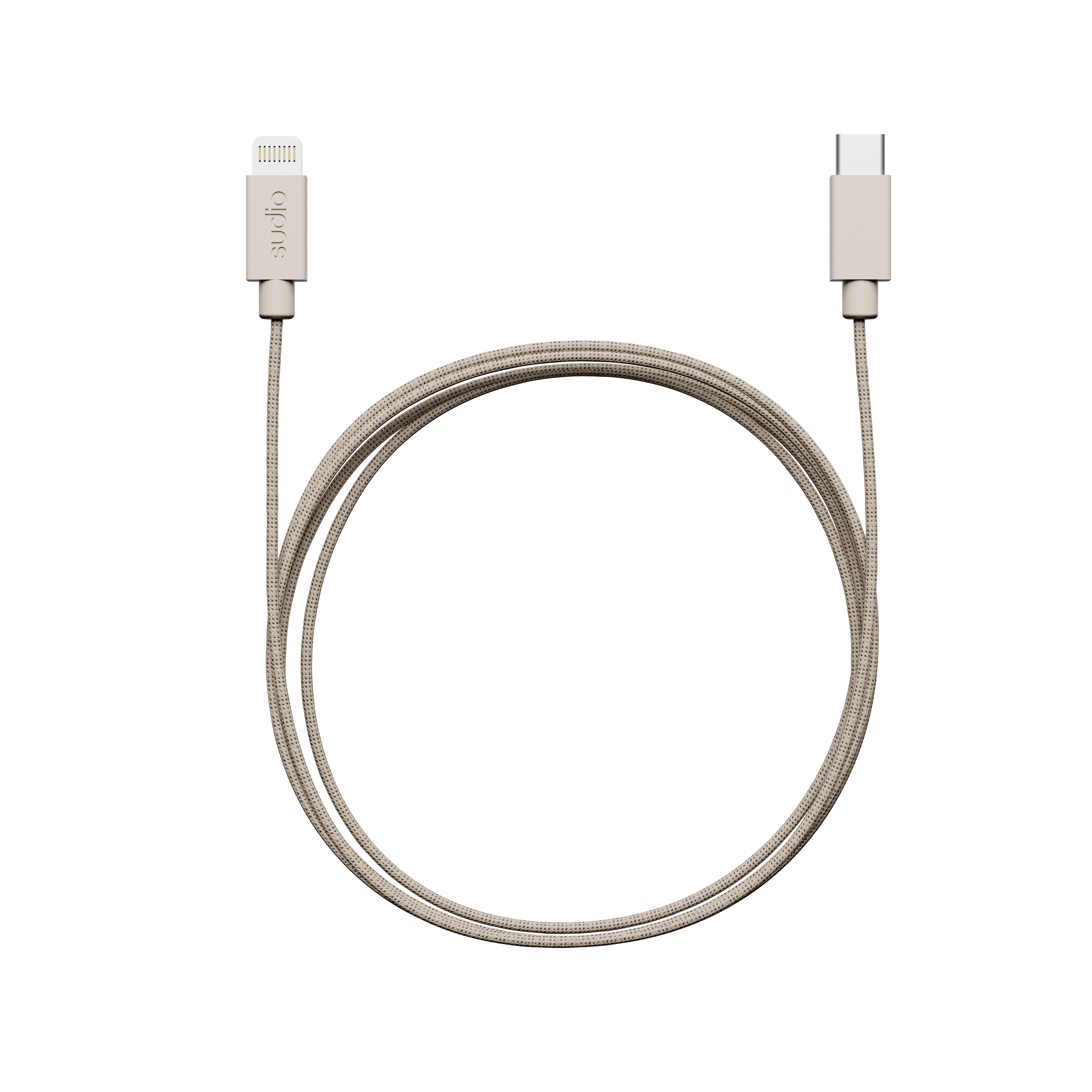 C1 Laddningskabel USB-C till Lightning 1.8 m, Sand