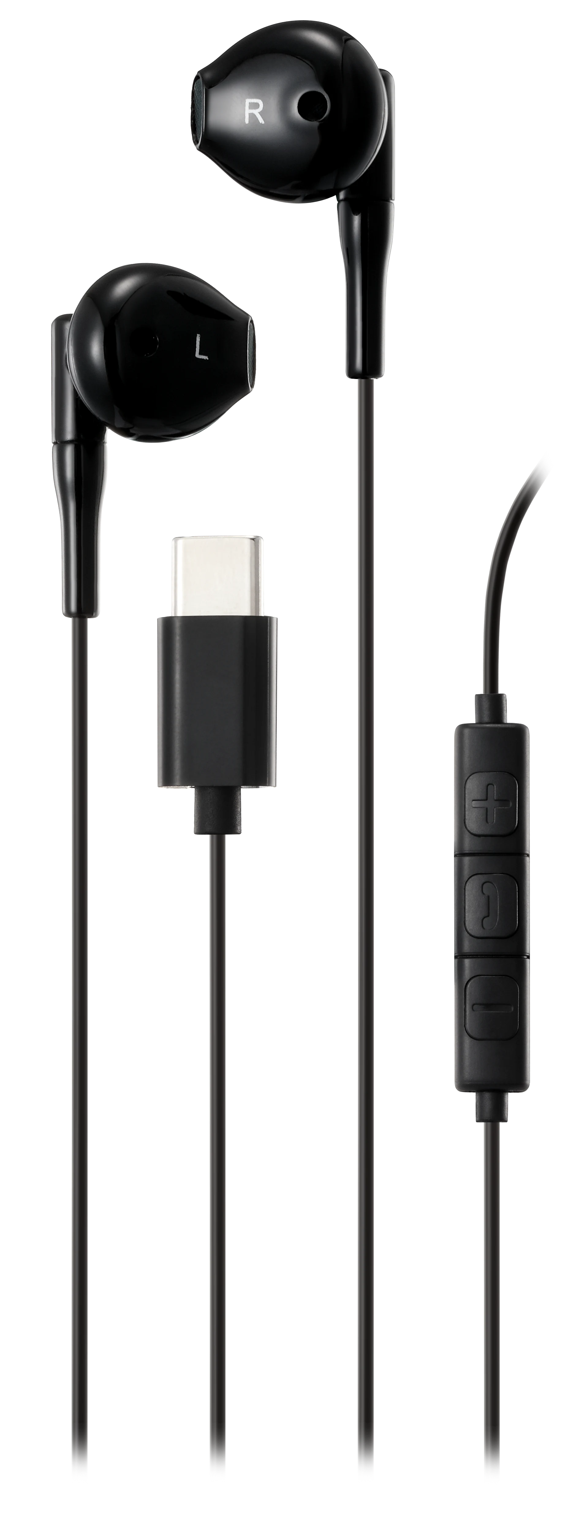 Hörlurar Semi-in-ear USB-C, svart