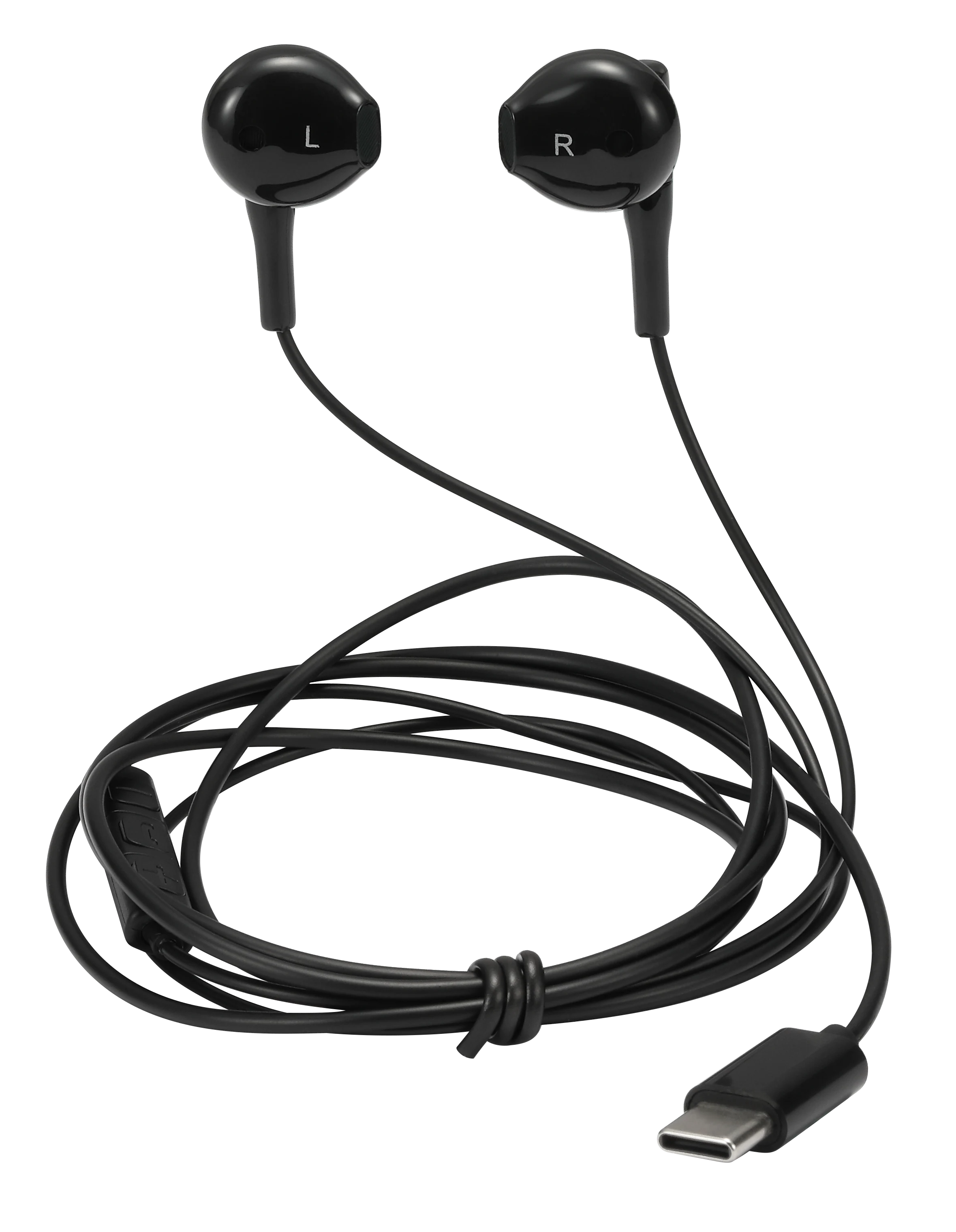 Hörlurar Semi-in-ear USB-C, svart