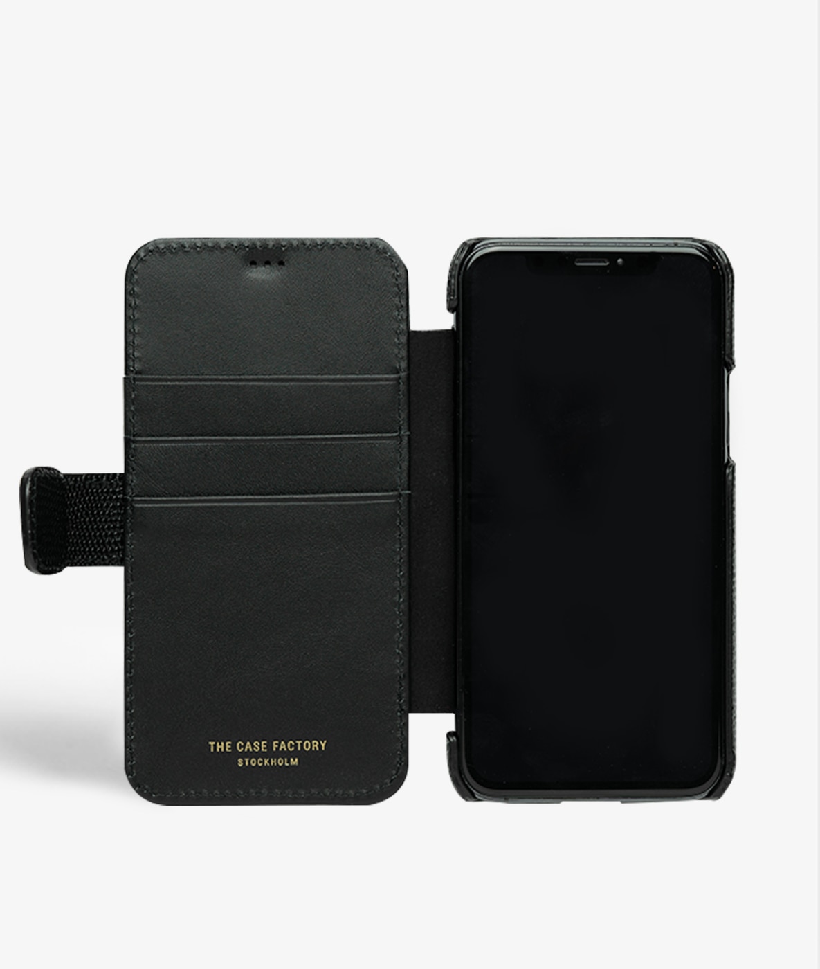 iPhone 11 Pro Plånboksfodral Lizard Black