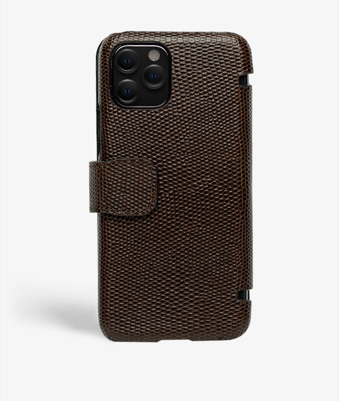 iPhone 11 Pro Plånboksfodral Lizard Brown