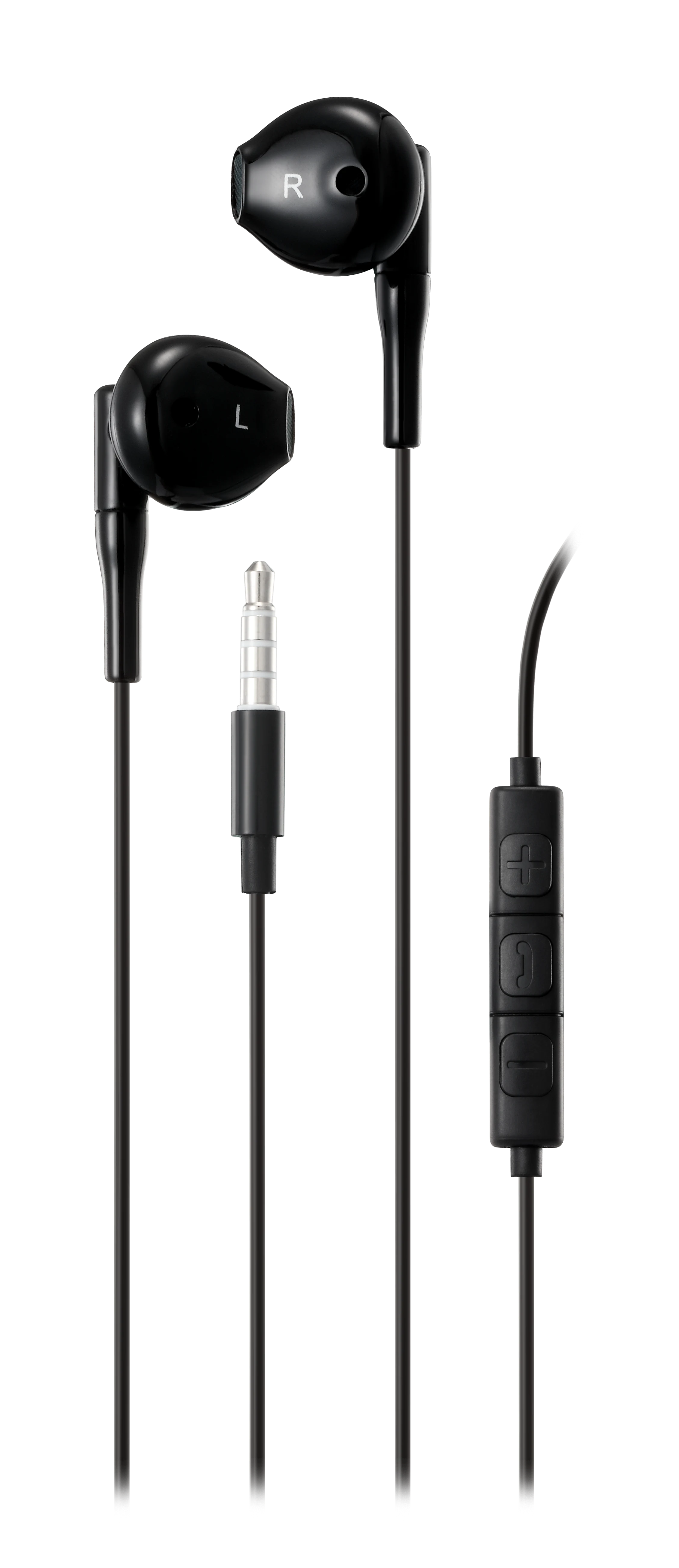 Hörlurar Semi-in-ear 3.5mm, svart