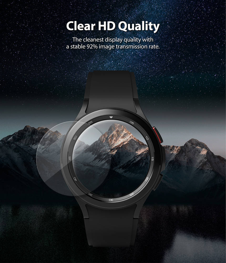 Samsung Galaxy Watch 4 Classic 46mm Skärmskydd i glas (4-pack)