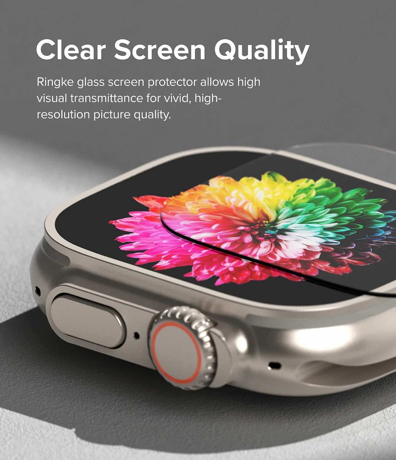 Apple Watch Ultra 2 49mm Skärmskydd i glas (4-pack)