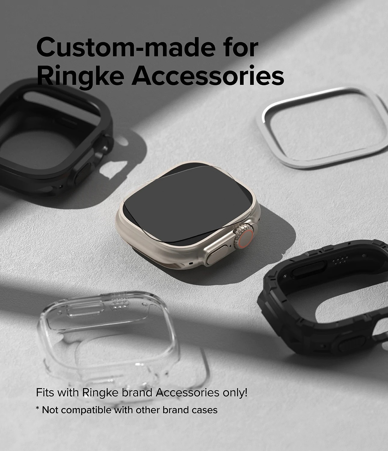 Apple Watch Ultra 2 49mm Skärmskydd i glas (4-pack)